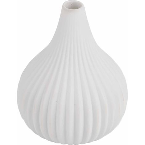 Eosnow Einfache moderne Keramik -Vase -Heimat -Tisch Desktop Dekoration Ornamente (klein weiß)