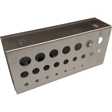25 FORI PORTA PUNTE UTENSILI SCATOLA SUPPORTO PUNTA DA TRAPANO FRESA CONDOR (1/3)