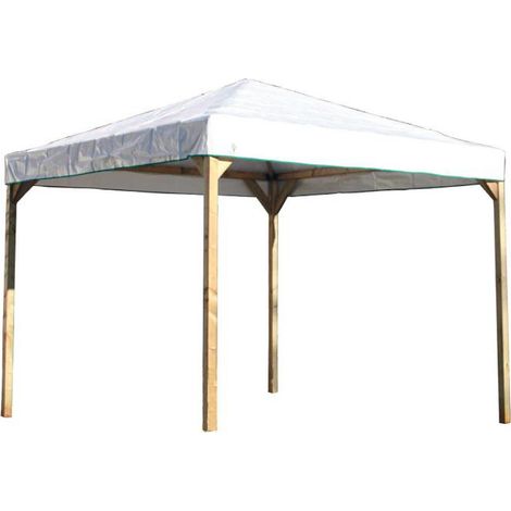 GAZEBO BASIC 300X300XH218CM IN PINO IMPREGNATO