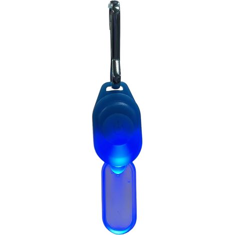 Collier Led Pour Chien - Pendentif Lumineux Bleu - Mode Clignotant Et Fixe - Sécurité Nocturne - 1 Pièce (1/5)