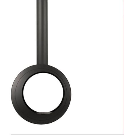 ERTA TUBE ASSYM - Biocamino Sospeso Ruotante Colore Nero Opaco (1/4)