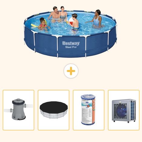 Bestway Bestway Steel Pro Ronde - 396x84 cm - 5-pièces S203 (1/5)