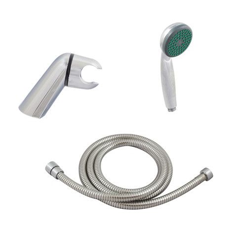 KIT DOCCIA, FLESSIBILE EST, SUPPORTO BL