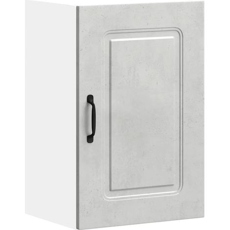 Mueble de pared de cocina Kalmar de 40 x 31 x 60 cm amplio espacio de almacenamiento estilo moderno madera de ingeniería gris hormigón 020049974 (1/5)