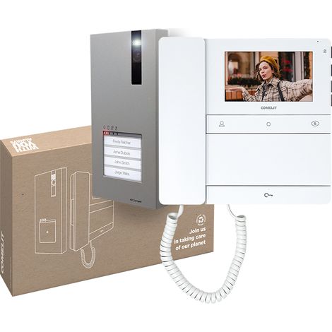 KIT VIDEOCITOFONO COMELIT PL8461M MONOFAMILIARE PEOOPLE