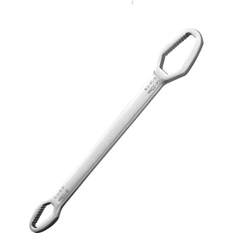 Clé Torx universelle à double fourche, multifonctionnelle, autobloquante et réglable pour vélos, M-Silver