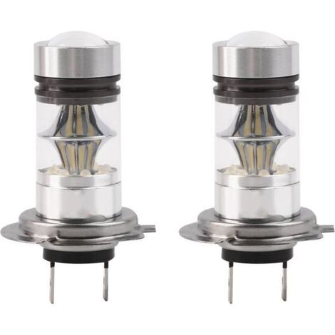2 H7 Ampoules 20 Leds 100W Pour Auto Voiture (1/4)