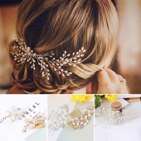 Brautmode, Haarstyling, Gala, Party, Haarkamm