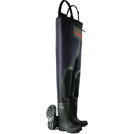 Dunlop Wathose Purofort, Neopren, S5, Gr. 41