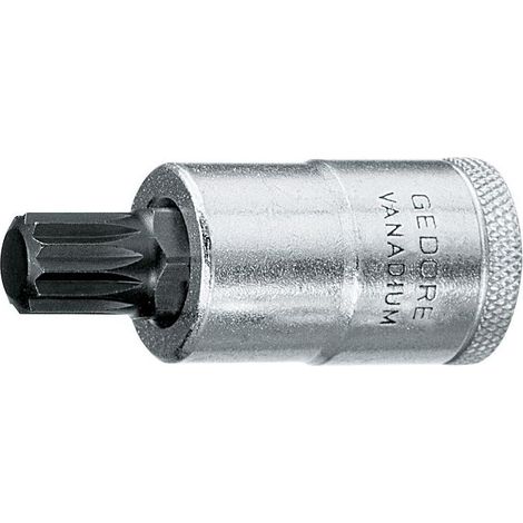 GEDORE TOURNEVIS DOUILLE XZN 1/2 MULTIDENTS, INX 19 16 (1/3)