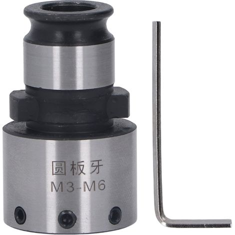 Mandrin rond GT12 avec clé hexagonale, outil de tour à filetage mâle en acier au carbone (1/5)