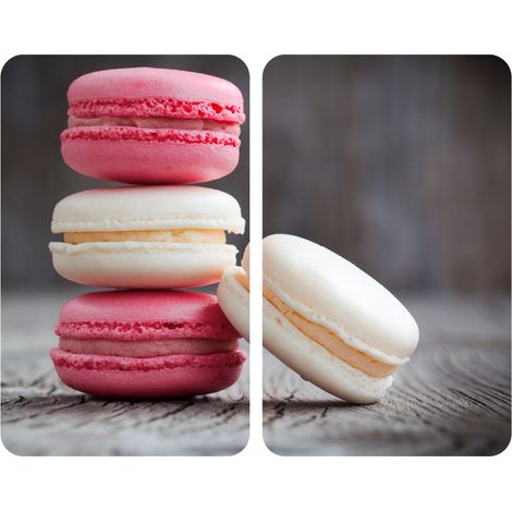 Ensemble de 2 couvre-plaques universels MACARONS (1/3)