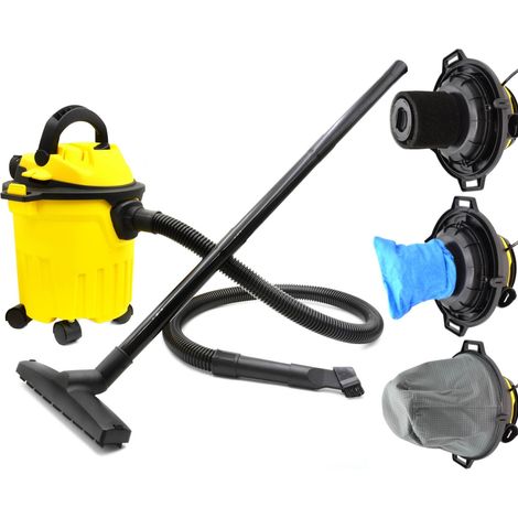 Aspiradora de obra geko industrial vacuum cleaner 1250W 15L (1/5)