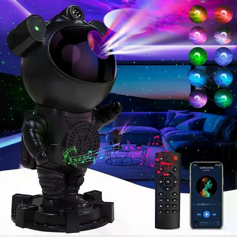 Astronauten-Galaxie-Projektorlampe – Sternenprojektor-Licht mit Bluetooth-Lautsprecher, Sternen- und Mond-Galaxie-Lichtern für das Schlafzimmer mit Fernbedienung (1/4)