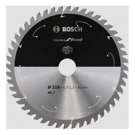 Bosch  PRO  Wood  cordless  Blatt  für  Kreissägen  216  x  1,7  x  30  mm  -  2608837723