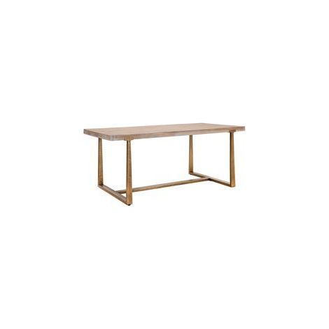 Table à manger Ankara 180cm bois métal design moderne (1/5)