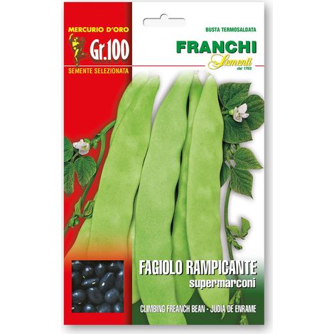FRANCHI SEMENTI - Semi fagiolo rampicante SUPERMARCONI (1/2)