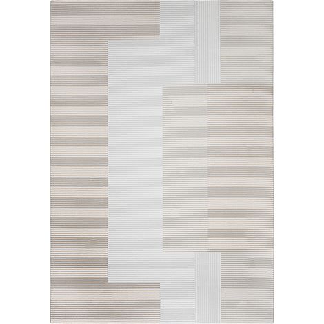 Grande Tappeto dal Design Contemporaneo e Moderno - Beige (290x200 cm) - Loru Beige -