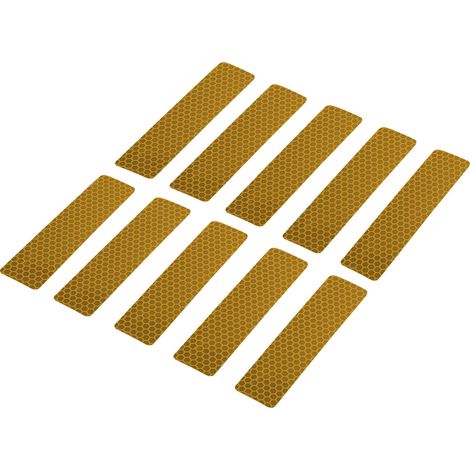 TOOLCRAFT RTS25/100-YL 1563964 Klebestreifen RTS Gelb (L x B) 100 mm x 25 mm 10 St.