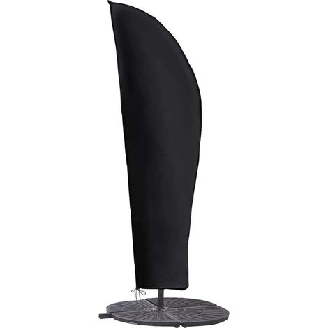 Housse De Parasol - Tissu Oxford 210D Impermeable Anti-Uv Anti-Vent - Pour Parasol De Jardin Ou De Plage - 205 x 40 x 60/50 Cm (1/5)