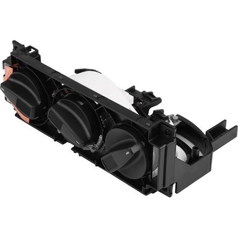 1H0820045D Interrupteur commande chauffage climatisation auto à bouton rotatif pour MK3 EUROVAN T4 Cabrio Transporter 1992-2003 ABS noir blanc 18.7x12.5x6.8 cm 1 pièce (1/5)