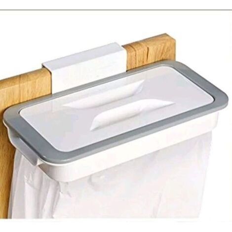 Soporte para bolsas de basura con clip para cajones, puertas y muebles ideal para autocaravanas, viajes, hogar, cocina y reciclaje. Nombre del producto: … (1/5)