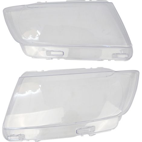 Set mit 2 Ersatz-Scheinwerferabdeckungen (klar) für Jeep Grand Cherokee 2011-2013, OEM-Teilenummern 55079379AF und 55079378AF