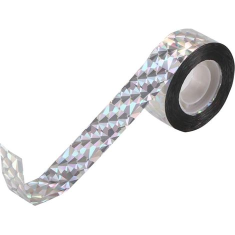 Flach Tape, reflektierendes Vogelband Doppelseitig reflektierendes Vogelschutzband, 80 m 2,4 cm (1/5)