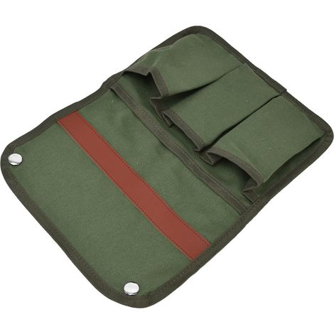 Sac de rangement latéral multifonction pour chaise Kermit de camping extérieur, poche porte-gobelet, rangement portable, vert militaire. (1/5)
