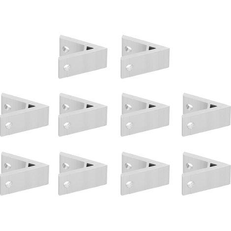10 Pièces Profilés d'Angle Aluminium 45° pour Cadres 30x30 - Connecteurs d'Assemblage (1/5)