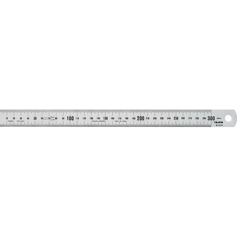 Tajima SSR60MC - Righello di precisione JIS in acciaio inox, classe 1, argento, 600 x 30 mm