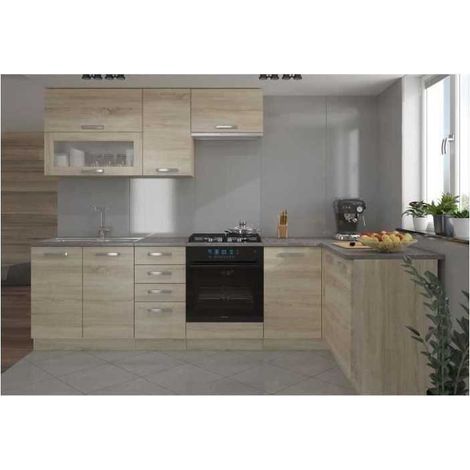 inny-producent Küche LASSEN Eiche Sonoma 240x165 cm (1/3)