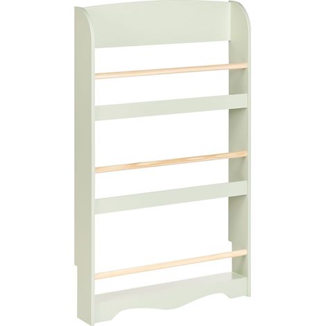 Wall Bookshelf LILOET 100 cm Light Green (1/5)