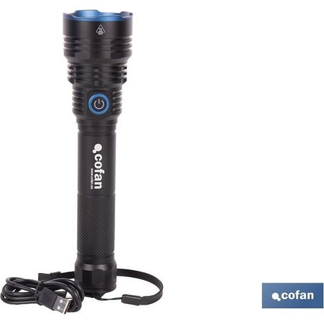 Linterna LED de alta potencia 10.000 lm con 6 funciones Ø60 x 250 mm (1/4)