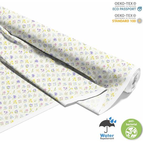 TISSUS DÉCORATIFS D'EXTÉRIEUR OXFORD - Motif Fleurs de Printemps 2 I DX719 (1/5)