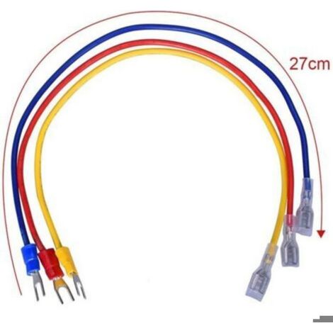 15A 250V Rocker Switch On/Off Power Socket Inlet Module Plug Fuse Switch with 3Pcs 18 AWG Wiring 3 Pin (1/3)