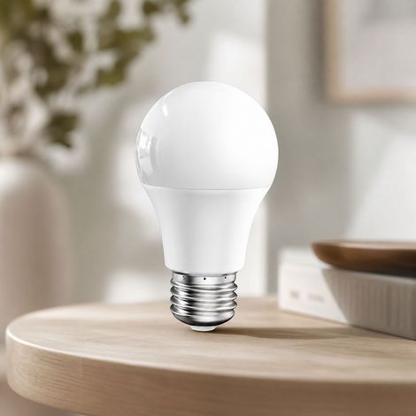 Lampadina LED a spettro completo E27 da 9W, CRI≥98, senza sfarfallio, RG0, luce bianca 6000K, ideale per lettura e ufficio. (1/4)