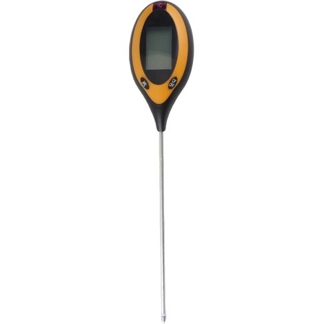 Instrumento de análisis de suelo 4 en 1: detector de suelo para jardín, césped y cultivo de hortalizas en interiores y exteriores. (1/3)