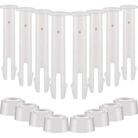 Accessoires de piscine INTEX support 28270-28272 Butée de clou fendue et pièce en caoutchouc (12 cm) (1/5)