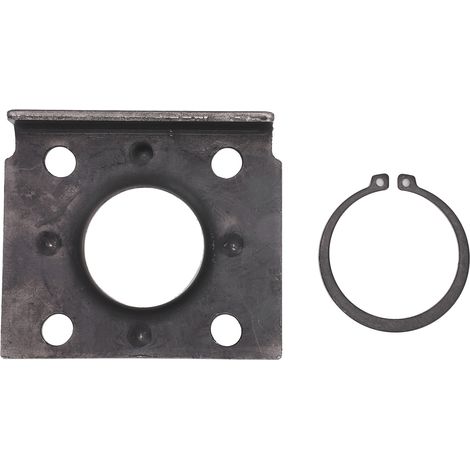 Support de montage de cric pivotant de remplacement, support en acier pour remorques de camping-car et véhicules de camping (1/5)