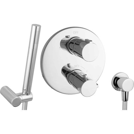 Set de baignoire PaulGurkes avec thermostat sans entrée de baignoire