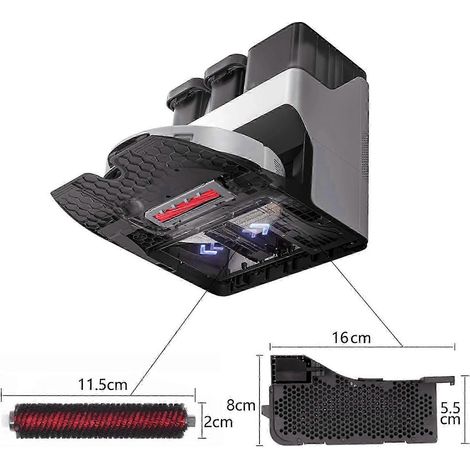 Accessoires pour l'assemblage de la brosse d'entretien et du filtre à eau pour Roborock S7 Max Ultra, vidange entièrement automatique SZRH AG 1273