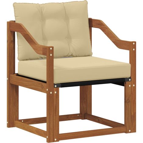 Maison Exclusive - Outdoor-Sofa Massivholz Akazie Natur (1/5)