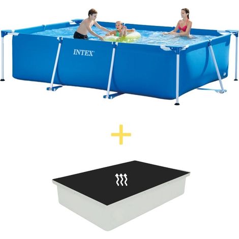 Intex Piscine Tubulaire Rectangulaire - 300x200x75 cm - 2-pièces S21253