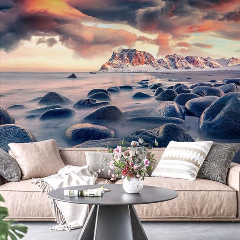 Papier peint panoramique - Vue Mer - 130 cm x 89 cm (1/4)
