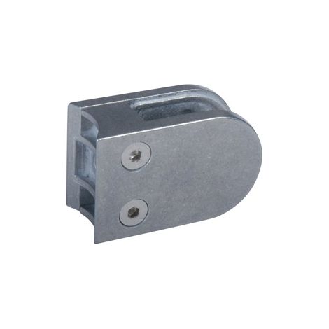 [QUALITE FRANCAISE] - Pince à Verre 45x64-Fixation Tube Ø48.3 Zamac Brut