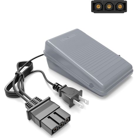 Austausch des Fußpedals und des Netzkabels der Nähmaschine (1/5)