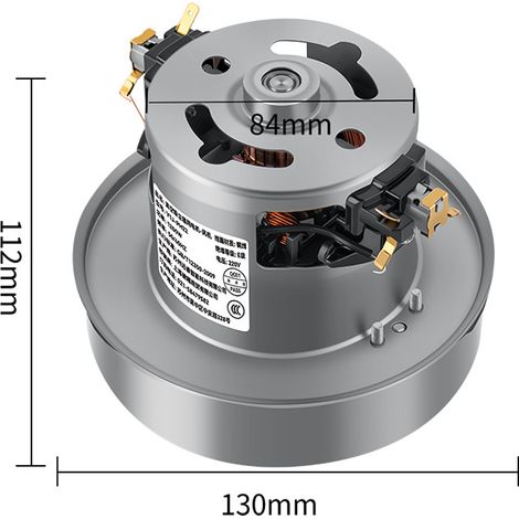 Universell passend für Midea-, Haier- und Philips-Haushaltsstaubsauger, einschließlich Motoren und großen Scheiben bis zu 130 mm. (1/4)