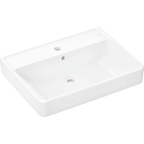 hansgrohe Xanuia Q lavabo sobre encimera, con agujero para grifo, (1/5)