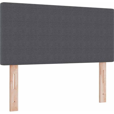Maison Exclusive - Testiera Grigio scuro 80 cm Tessuto in Cords